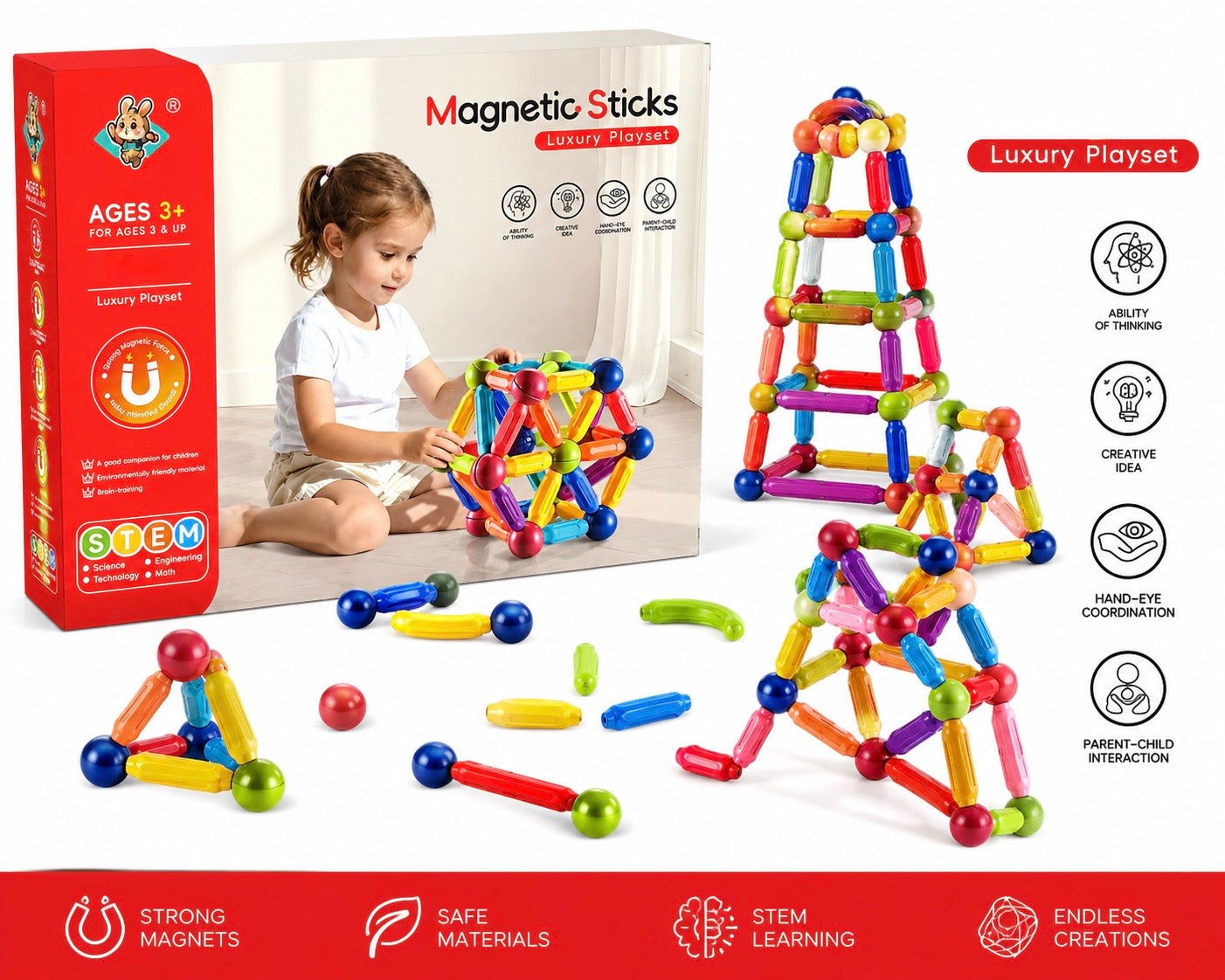 Magnetički štapići za decu